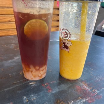 Tea Brick - Arcadia - Lychee Ice Tea and Mango Fruit Smoothie - Bubble Tea Near Me - Arcadia, California Tea Brick - Arcadia - Lychee Ice Tea and Mango Fruit Smoothie - Bubble Tea Near Me - Arcadia, California