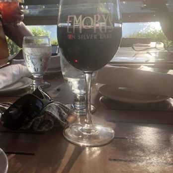 Emory's On Silver Lake - View of the lake from our outdoor Patio table. - Steakhouses Near Me - Everett, Washington Emory's On Silver Lake - View of the lake from our outdoor Patio table. - Steakhouses Near Me - Everett, Washington