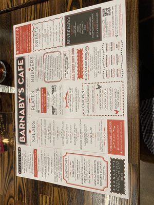 Menu photo 3 Barnaby’s Cafe Houston, TX