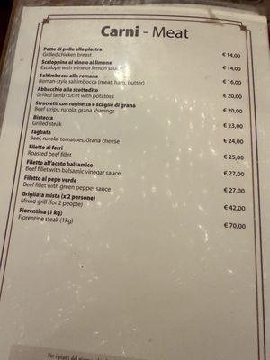 Menu photo 1 Er Faciolaro Rome, RM