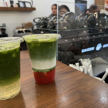 Kaizen & Coffee - Strawberry Matcha latte and calamansi Matcha tonic - Coffee & Tea Near Me - San Mateo, California Kaizen & Coffee - Strawberry Matcha latte and calamansi Matcha tonic - Coffee & Tea Near Me - San Mateo, California