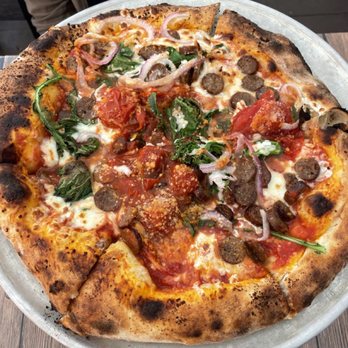 Source Restaurant - Merguez Pizza - Pizza Near Me - Cambridge, Massachusetts