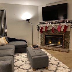 Affordable TV Mounting - Finished product is beautiful. No exposed wires either. Thanks Kevin :)