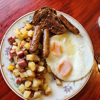 Lazy Jane's - Corned beef hash with two perfect eggs every easy. - Bakeries Near Me - Madison, Wisconsin