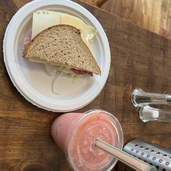 Lutticken's - A10. Salami Sandwich and  banana treat smoothie - Sandwiches Near Me - Menlo Park, California