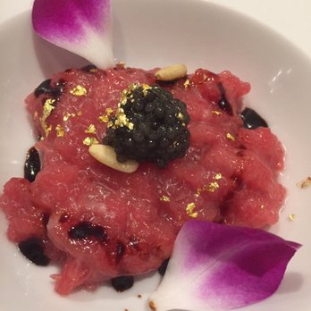 Asuka - Toro with caviar and gold flakes - Sushi Bars Near Me - Los Angeles, California Asuka - Toro with caviar and gold flakes - Sushi Bars Near Me - Los Angeles, California