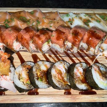Hibiki Sushi - Deep Ellum - Salmon sashimi, ono sashimi Anthem roll Bonzai roll - Sushi Bars Near Me - Dallas, Texas