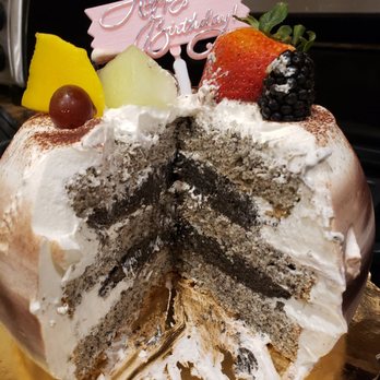 D’ange Bakery - Inside black sesame cake - Bakeries Near Me - San Gabriel, California D’ange Bakery - Inside black sesame cake - Bakeries Near Me - San Gabriel, California