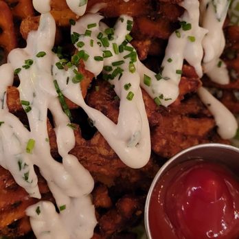Basic Kitchen - Waffle fries - New American Near Me - Charleston, South Carolina Basic Kitchen - Waffle fries - New American Near Me - Charleston, South Carolina