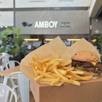 Amboy - The fries... - Burgers Near Me - West Covina, California