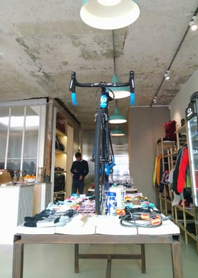 Steel cyclewear & coffee shop by null