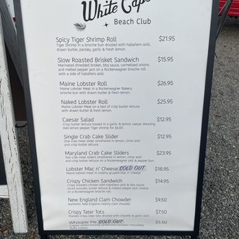 White Caps Beach Club - Menu - Seafood Near Me - Santa Barbara, California White Caps Beach Club - Menu - Seafood Near Me - Santa Barbara, California
