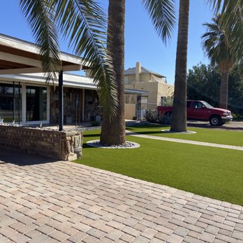 Arizona Artificial Lawns - This is a photo from the north side of my drive. - Landscaping Near Me - Phoenix, Arizona Arizona Artificial Lawns - This is a photo from the north side of my drive. - Landscaping Near Me - Phoenix, Arizona