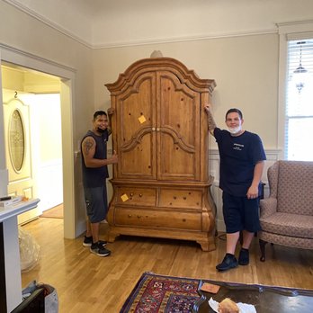 Jay's Small Moves - Joe and Tyler with our prized possession that they handled with the most care! - Movers Near Me - San Francisco, California