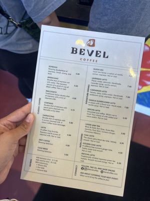 Menu photo 2 Bevel Coffee Altadena, CA