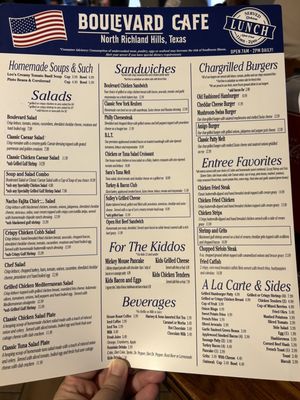 Menu photo 7 Boulevard Cafe North Richland Hills, TX Menu photo 7 Boulevard Cafe North Richland Hills, TX
