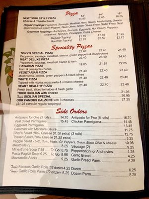 Menu photo 3 Tony's Place Hialeah, FL Menu photo 3 Tony's Place Hialeah, FL