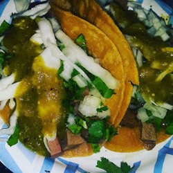 Islitas Express - LENGUA TACO SMOTHERED IN SALSA VERDE