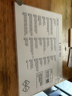 Menu photo 1 Entre Hores Barcelona, B Menu photo 1 Entre Hores Barcelona, B