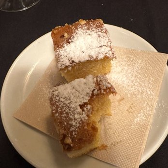 Luigi Ristorante - Complimentary lemon cake. So good! - Italian Near Me - Barcelona, B
