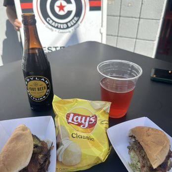 Brew Krew - My husband stopped at a pop up event at Chapman Crafted and shared an amazing Spicy Bacon Smashburger, wish I had gotten my own! - Caterers Near Me - Santa Ana, California Brew Krew - My husband stopped at a pop up event at Chapman Crafted and shared an amazing Spicy Bacon Smashburger, wish I had gotten my own! - Caterers Near Me - Santa Ana, California