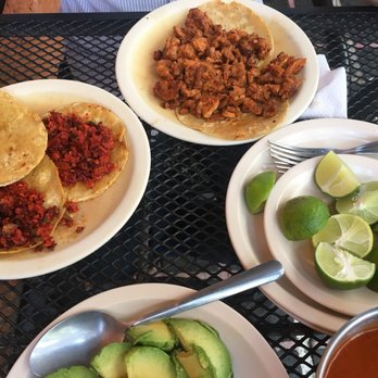 El Caminero - Chorizo on the left al pastor to the right - Mexican Near Me - Cuidad de México, DIF