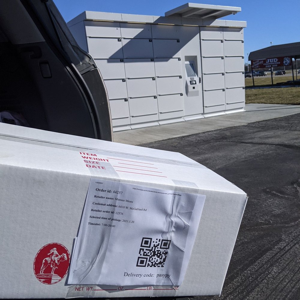 Munsee Meat - a delivery truck with a box on the back - Meat Shops Near Me - Muncie, Indiana Munsee Meat - a delivery truck with a box on the back - Meat Shops Near Me - Muncie, Indiana