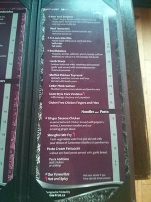 Menu photo 4 The Granite Bancroft, ON Menu photo 4 The Granite Bancroft, ON