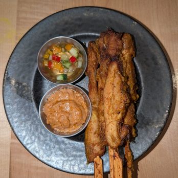 Thai Social - Chicken Satay - Thai Near Me - New York, New York Thai Social - Chicken Satay - Thai Near Me - New York, New York