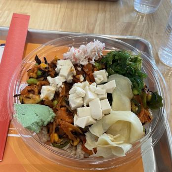 Pokeworks - Poke bowl small with choice of two protein - Salad Near Me - Costa Mesa, California Pokeworks - Poke bowl small with choice of two protein - Salad Near Me - Costa Mesa, California