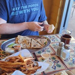Annapurna's - Portobello Wrap,  Soup of the Day, Quesadilla, World Chai Latte, Masala Fries
