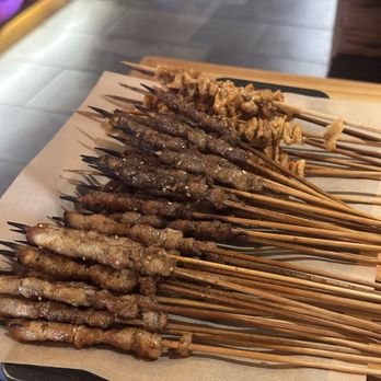 Little Skewer - Lamb(20) , Pork Belly(20) , Chicken Skin(10) - Chinese Near Me - Diamond Bar, California