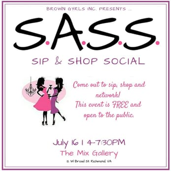 The Mix Gallery - a flyer for sass sip and shop social - Music Venues Near Me - Richmond, Virginia The Mix Gallery - a flyer for sass sip and shop social - Music Venues Near Me - Richmond, Virginia