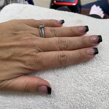 Coco Nail & Spa - Black and pink powder - Nail Salons Near Me - Canoga Park, California Coco Nail & Spa - Black and pink powder - Nail Salons Near Me - Canoga Park, California