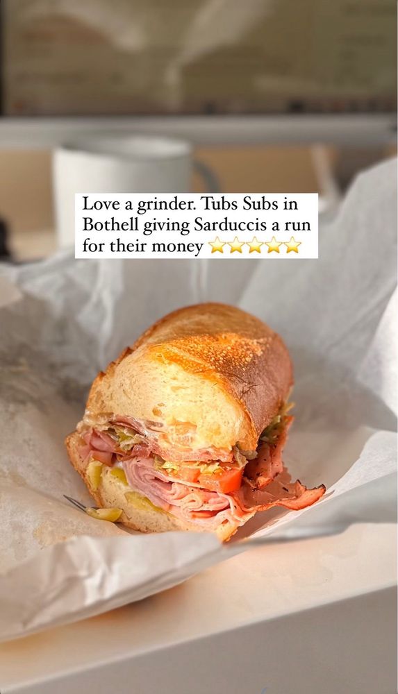 Food from Tubs Gourmet Subs