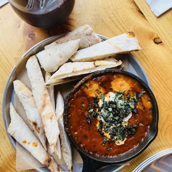 Mountain Tap Brewery - Spanish baked Goat Cheese with flatbread - Breweries Near Me - Steamboat Springs, Colorado