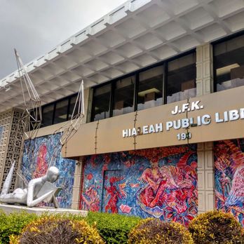 JFK - Front elevation - Libraries Near Me - Hialeah, Florida