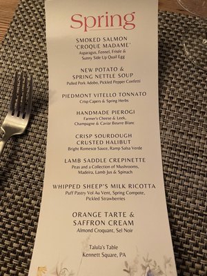 Talula's Table by null