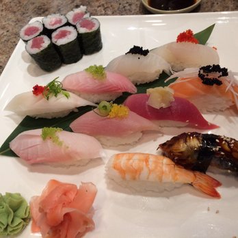 Thyme Japanese Cuisine - Deluxe sushi. 10pc sushi and tuna/tekka maki - Sushi Bars Near Me - North Andover, Massachusetts
