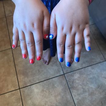 A Nail & Spa - My girl's manicure, she's all set for the 4th!!! - Nail Salons Near Me - Burbank, California A Nail & Spa - My girl's manicure, she's all set for the 4th!!! - Nail Salons Near Me - Burbank, California