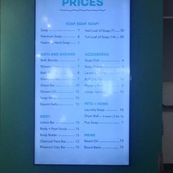 Need a price? Check the list!