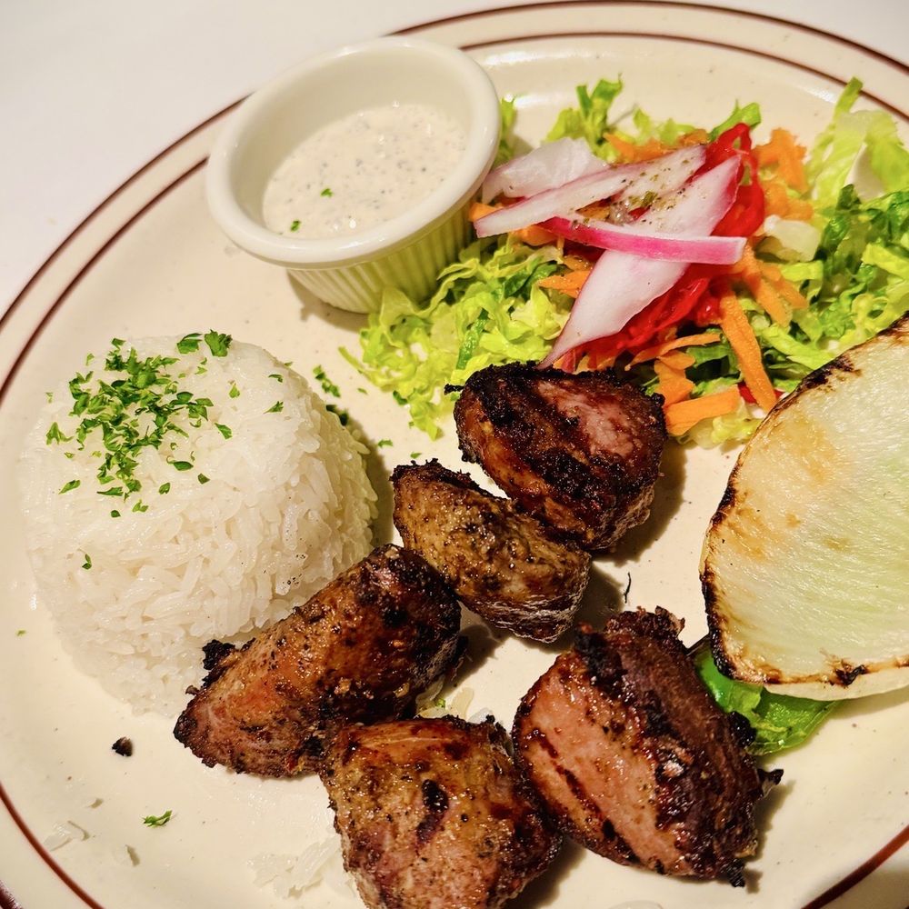 Oliva - Lamb Shish Kebab - Mediterranean Near Me - Madison, Wisconsin
