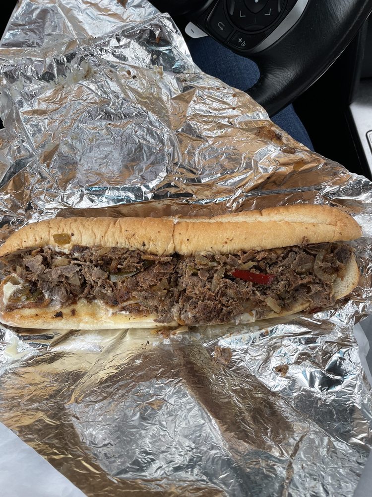 Food from Real Deal the II Philly Cheesesteak Shop