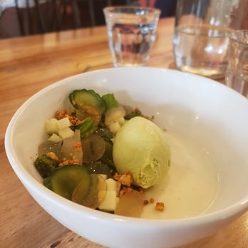 Launderette - buttermilk panna cotta - New American Near Me - Austin, Texas