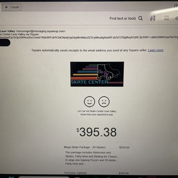 HoneyBee & Hoss - Email of Second Payment Charged - Skating Rinks Near Me - San Antonio, Texas