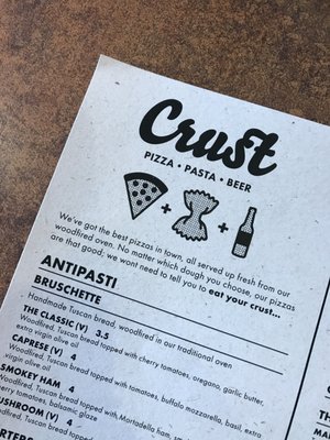 Menu photo 3 Crust Liverpool, XMS