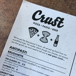 Crust - The Menu