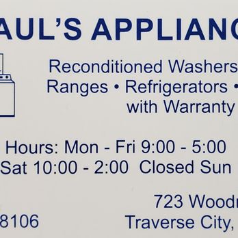 Paul's Appliance - Appliances Near Me - Traverse City, Michigan Paul's Appliance - Appliances Near Me - Traverse City, Michigan