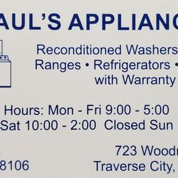 Paul's Appliance