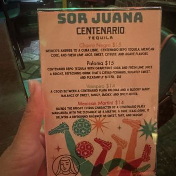 Sor Juana - Drinks - Beer Bar Near Me - Dallas, Texas Sor Juana - Drinks - Beer Bar Near Me - Dallas, Texas